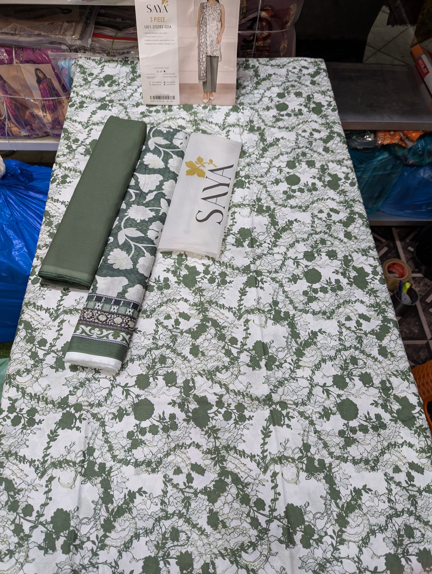 3PC LAWN UNSTICH SYA 6 SUITS BUNDLE