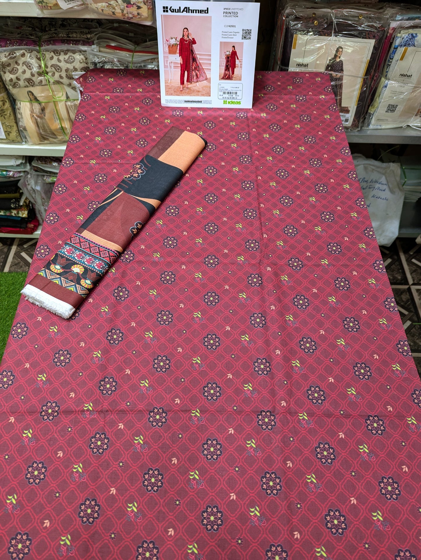 3PC LAWN ALLOVER UNSTICH GA 12 SUITS BUNDLE