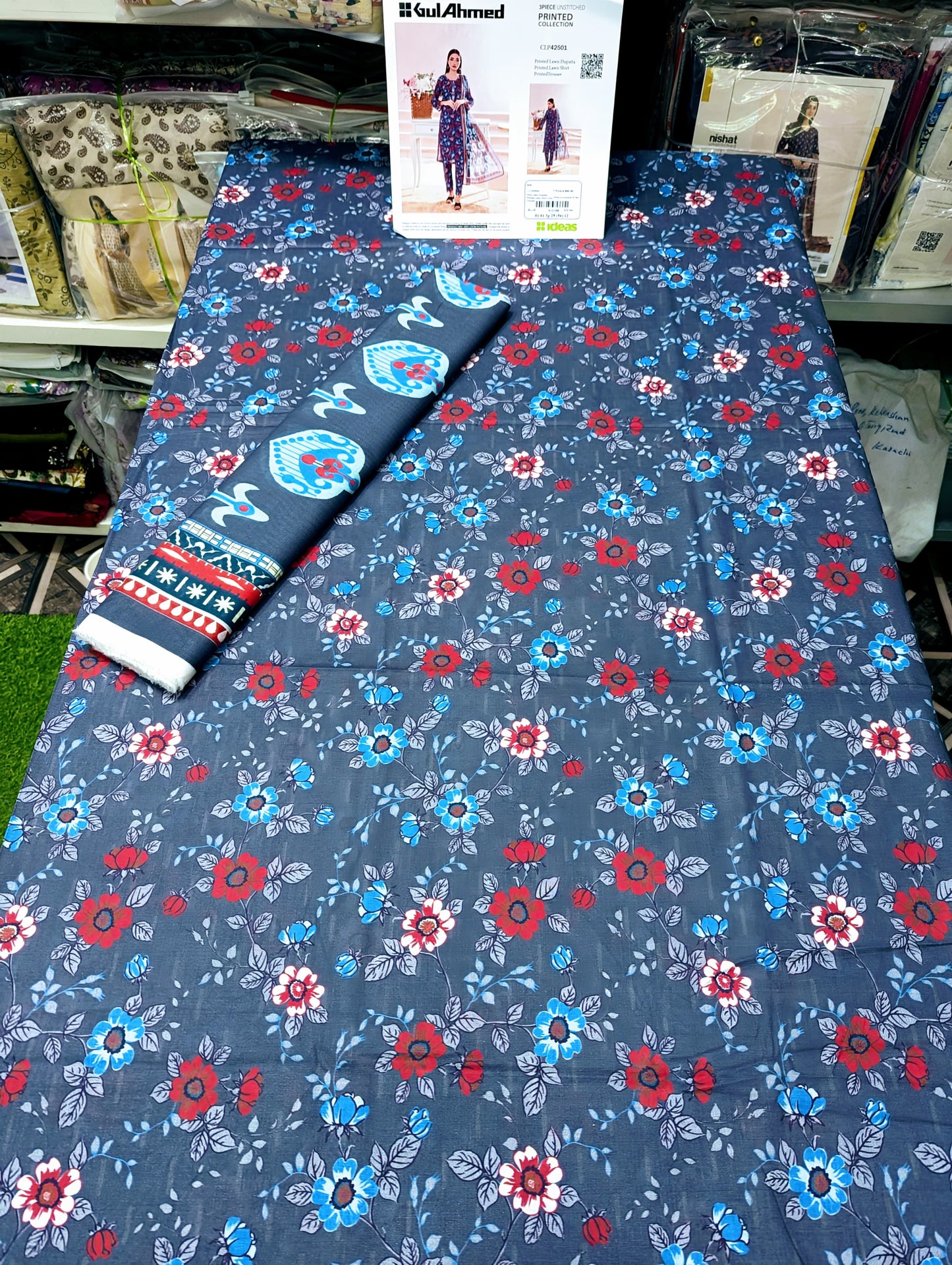 3PC LAWN ALLOVER UNSTICH GA 12 SUITS BUNDLE