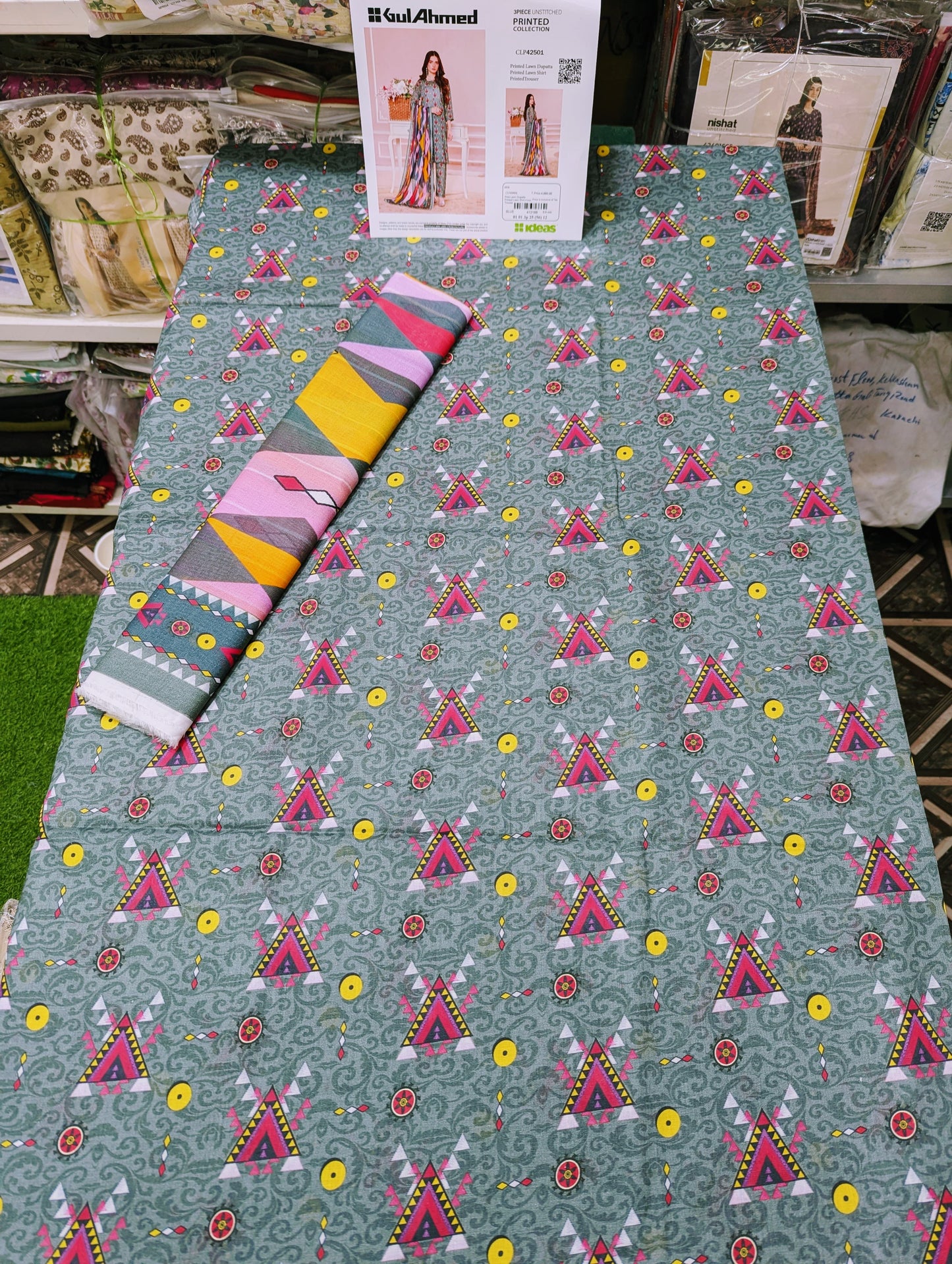 3PC LAWN ALLOVER UNSTICH GA 12 SUITS BUNDLE