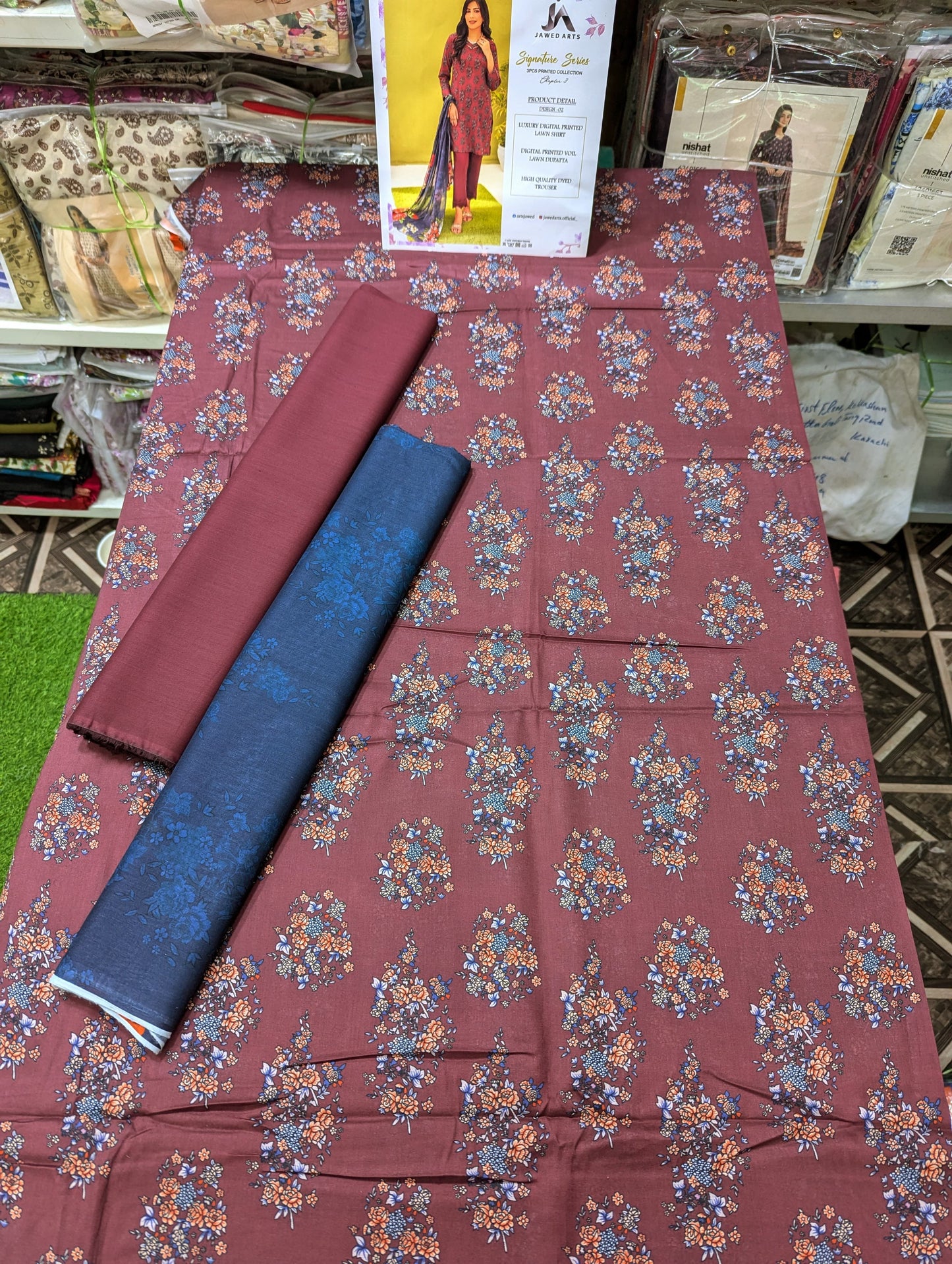 3PC LAWN UNSTICH JA 10 SUITS BUNDLE