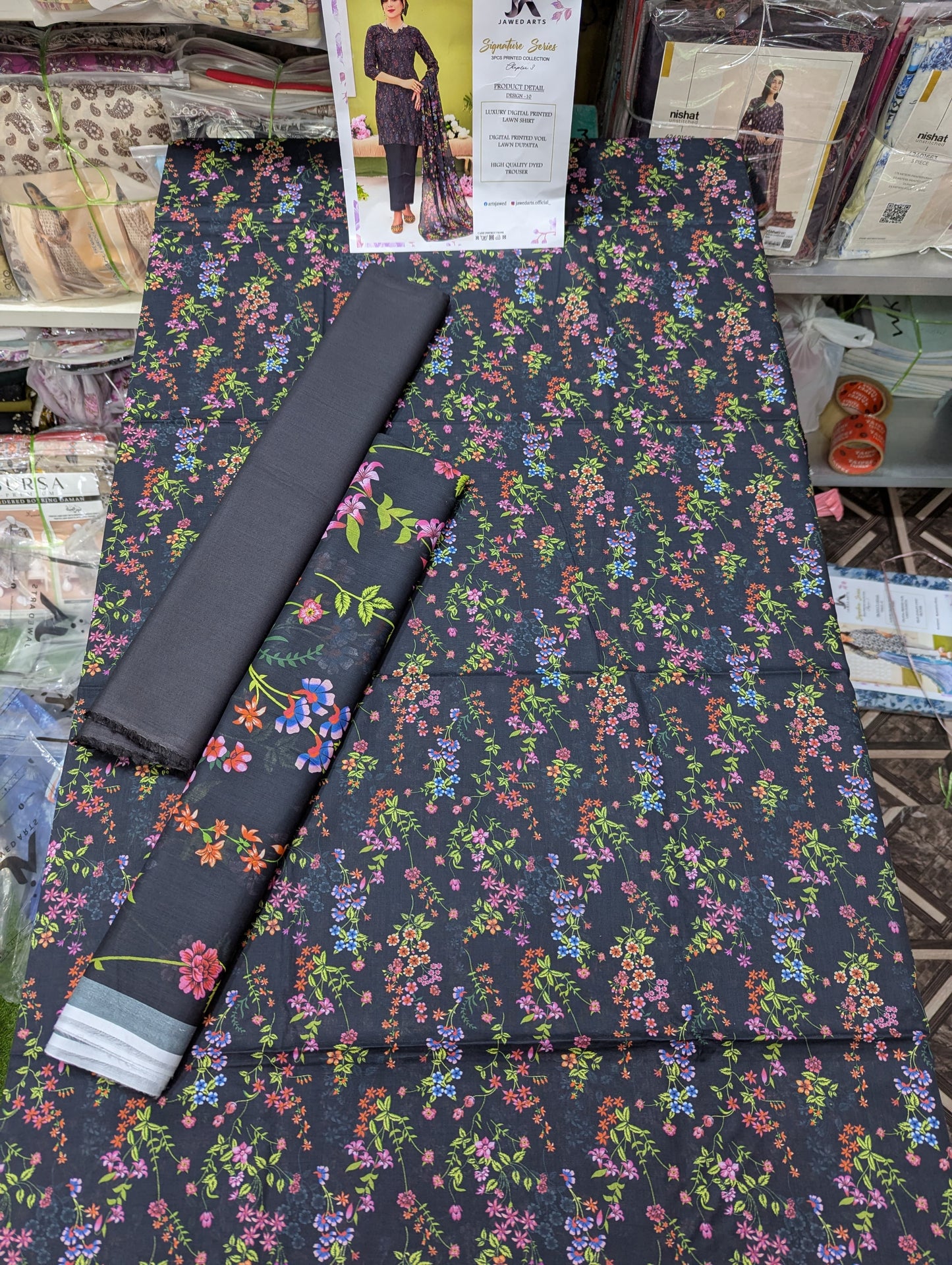 3PC LAWN UNSTICH JA 10 SUITS BUNDLE