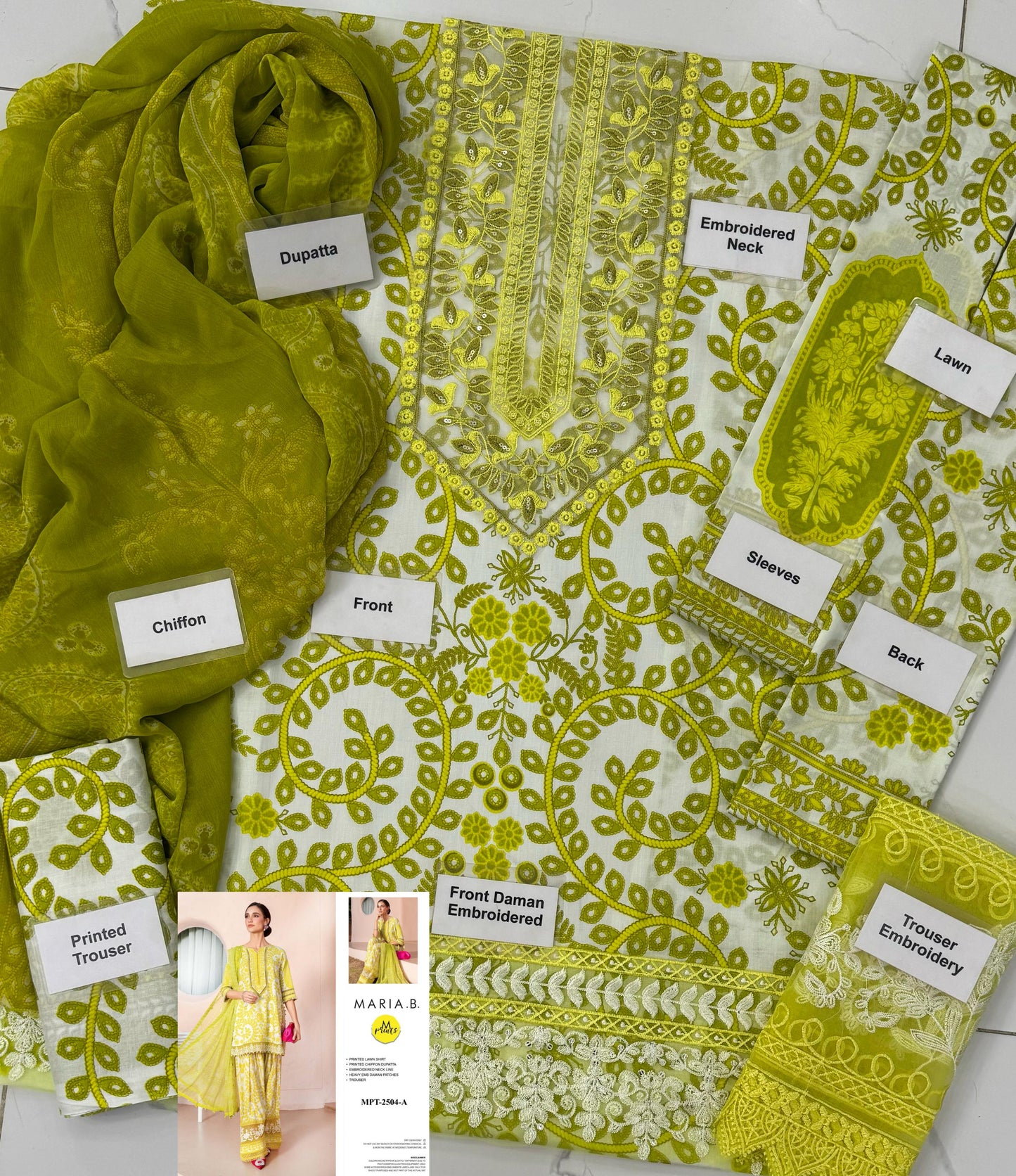3PC LAWN UNSTICHED EMBROIDED PATCHWORK 03