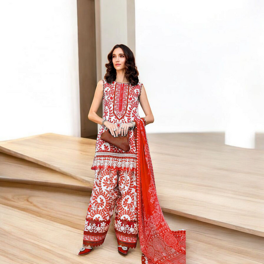 3PC LAWN UNSTICHED EMBROIDED PATCHWORK 02
